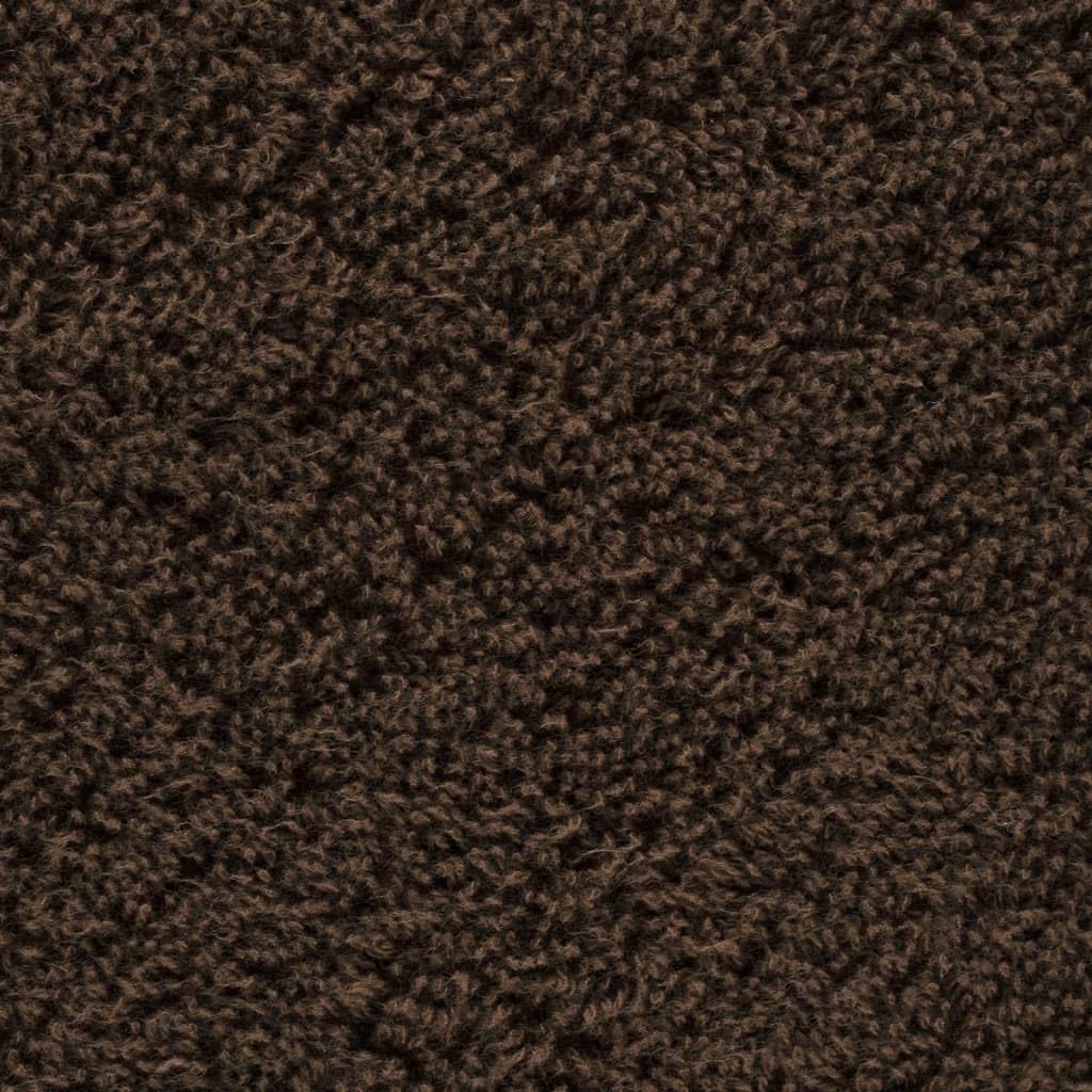 SOLUND Premium Saunatücher 4 STK. Braun 80x200 cm 600 g/m² aus 100% ringgesponnener Baumwolle, weich saugfähig Oeko-TEX Zertifiziert mit praktischer Aufhängebefestigung