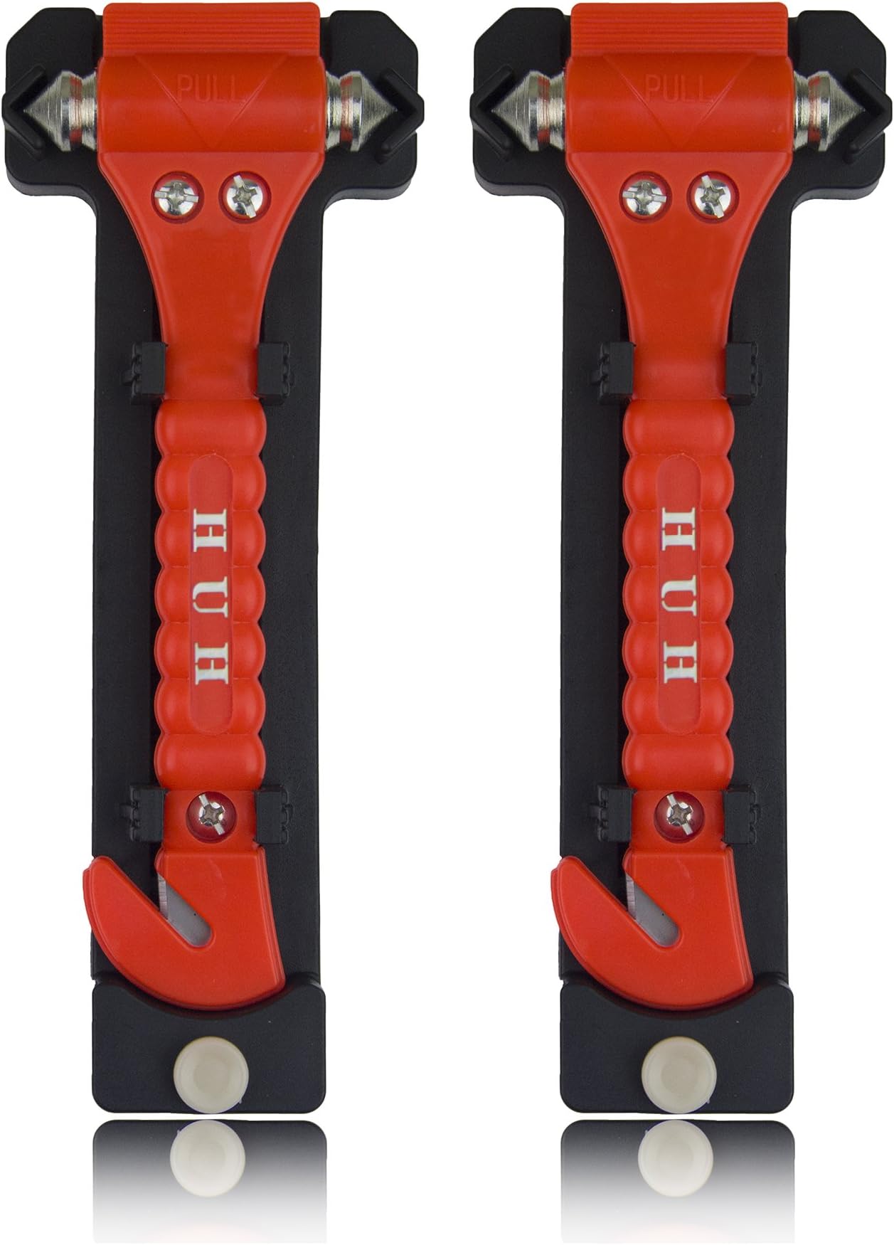 MOACC Car Safety Hammer, Escape Hammers with Seatbelt Cutter Window Breaker Auto Rescue Kit Tool, 2 Pack
