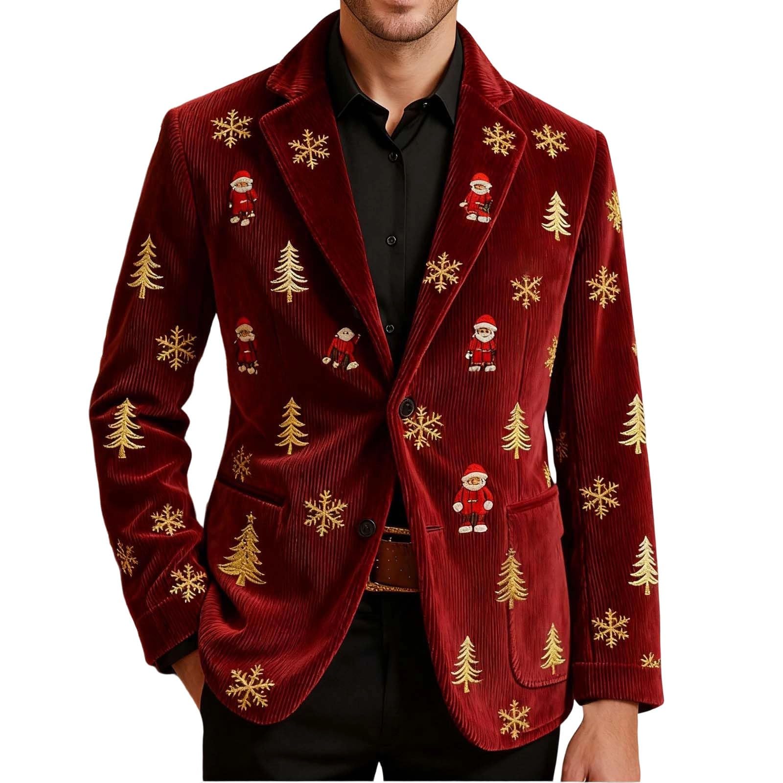 Genérico Americana Hombre Blazer Slim Fit Fiesta Chaqueta de Traje Caballero Elegante Negocios Boda Casual Ajustada Moderna Estilo Noche A15