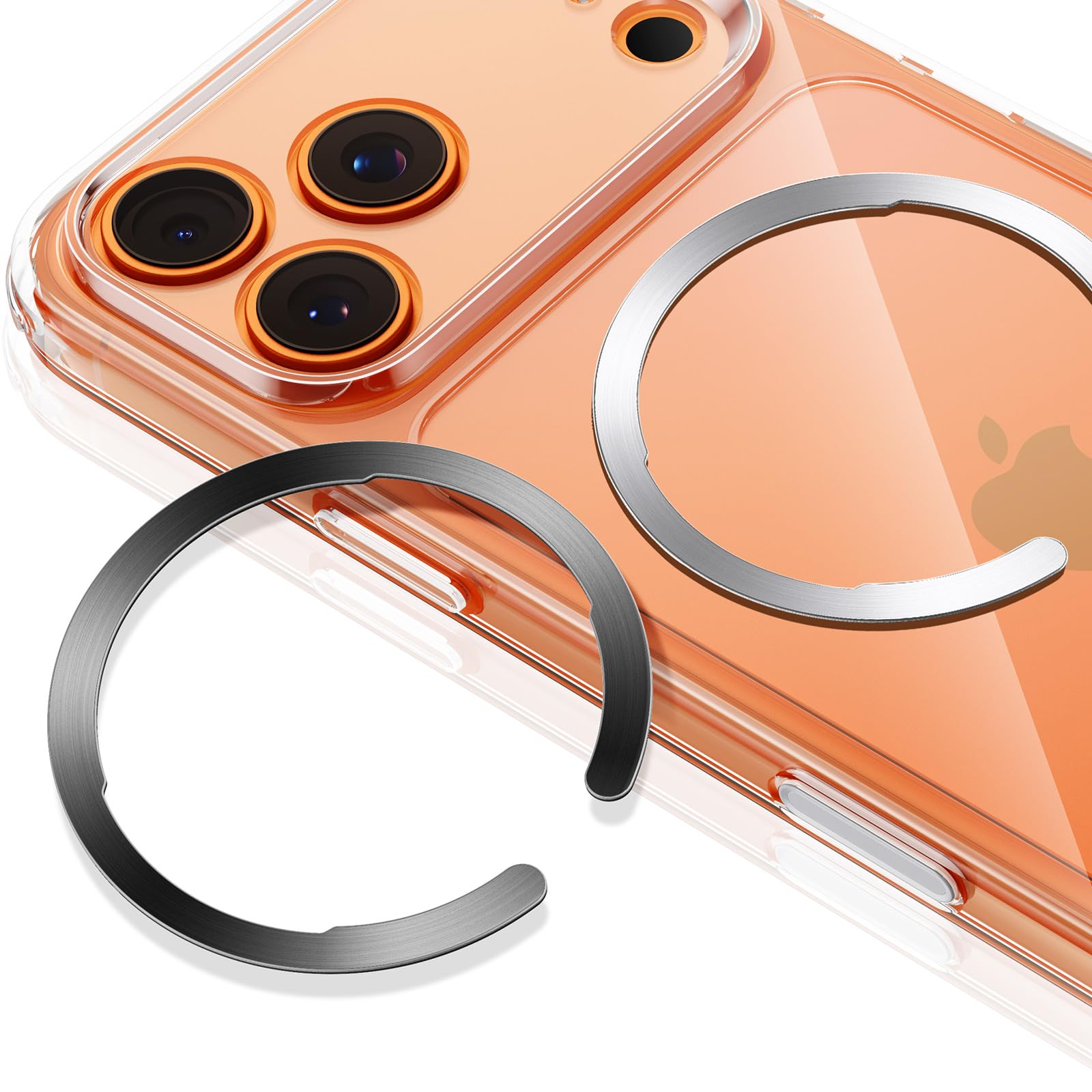 ESR for MagSafe Sticker, MagSafe Ring Magnet, 2 Pack Magnetic Metal Ring for Phone Case, Universal Wireless Charger Conversion Kit for iPhone 17/16/15/14/13/12/11/X/8, Galaxy S25/S24/S23, Pixel 10