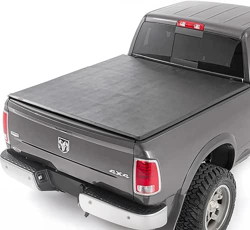 Rough Country Soft Tri-Fold Vinyl Tonneau Cover for Dodge Ram
