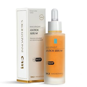 INNOAESTHETICS Antiox Serum, Anti-Aging Facial Treatment with Vitamin C and Epigenetic Actives, 30ml