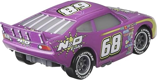 Miniatura 3 de Disney Cars Toys Manny Flywheel a escala 1:55, vehículos de personajes favoritos de los fanáticos para carreras y contar historias, regalo para