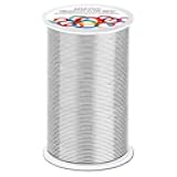 Anezus Bendable Craft Metal Wire - 540 Feet, 18 Gauge Flexible Beading Wire for Wreath Making, Jewelry Making, Floral (Silver, 1mm)