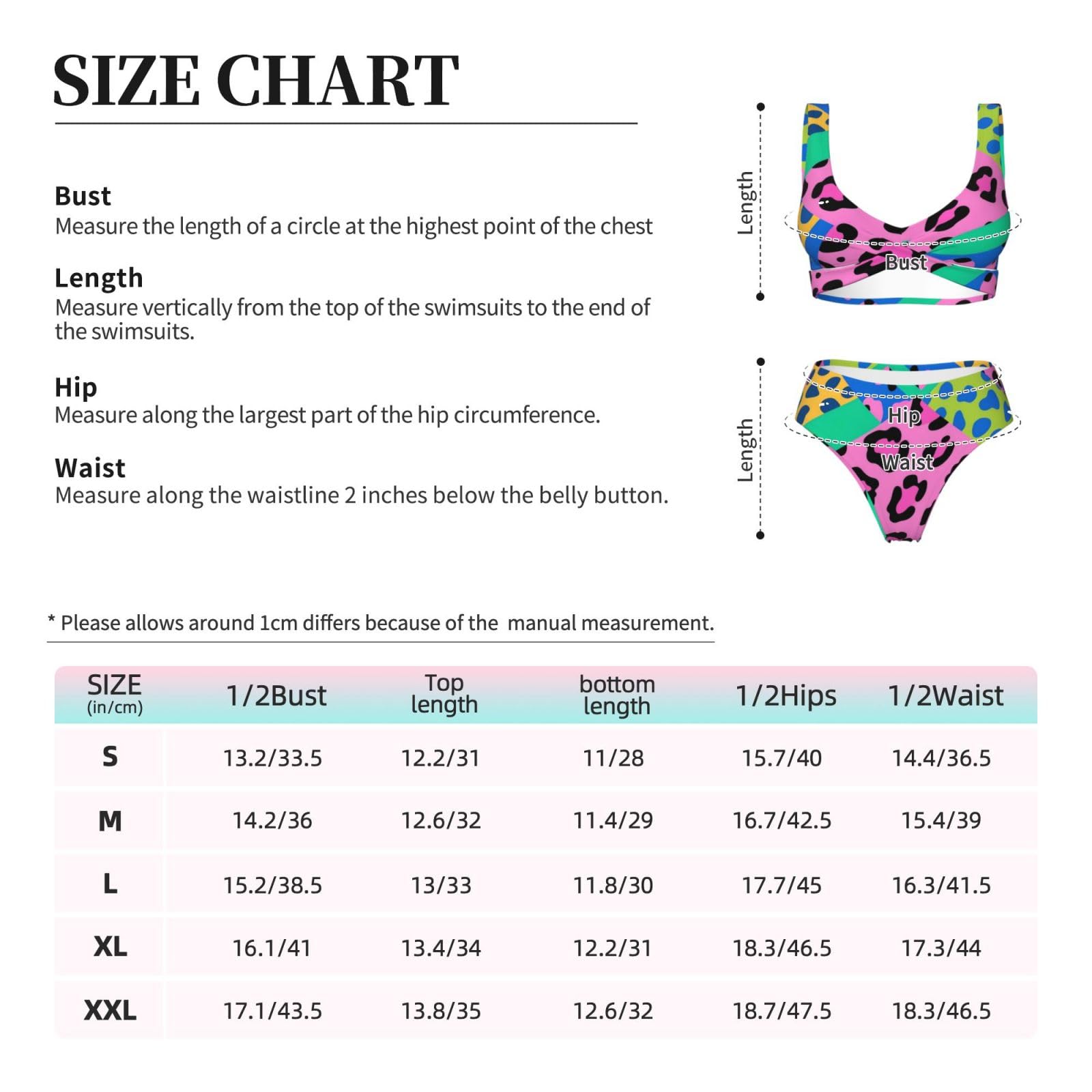 Damskie zestawy bikini z wysokim stanem 2-częściowy strój kąpielowy Twist Front kostium kąpielowy S-2XL