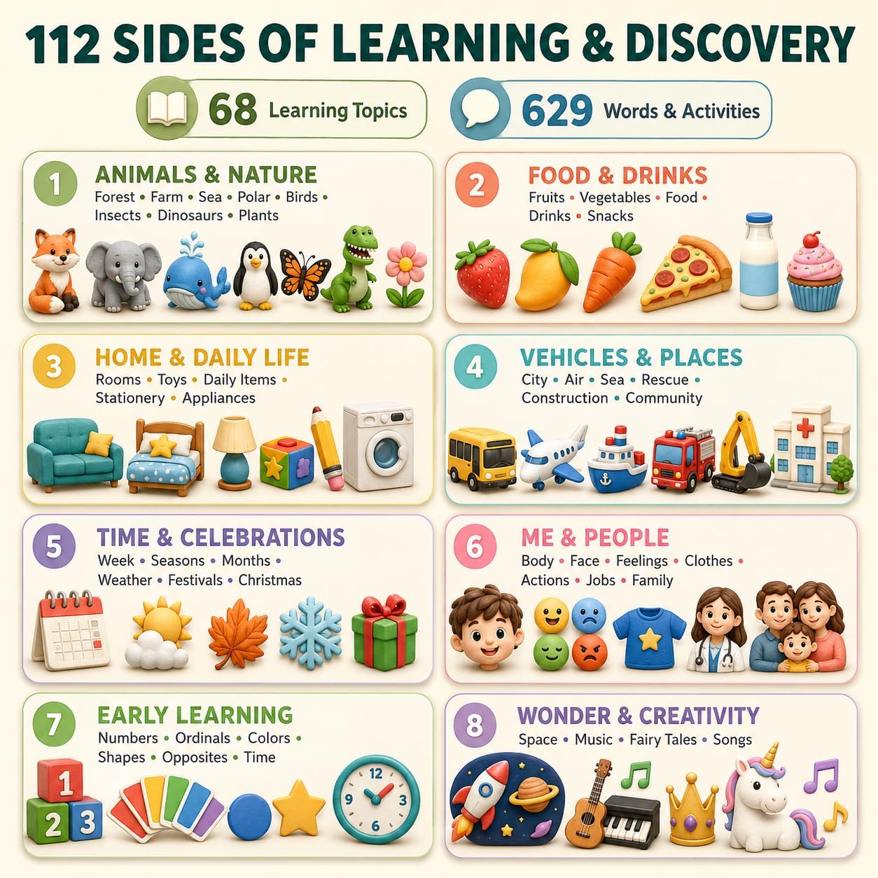 Phonics Learning Toy with Reader Squirrel,1000+ Words, 96 Stickers thumbnail