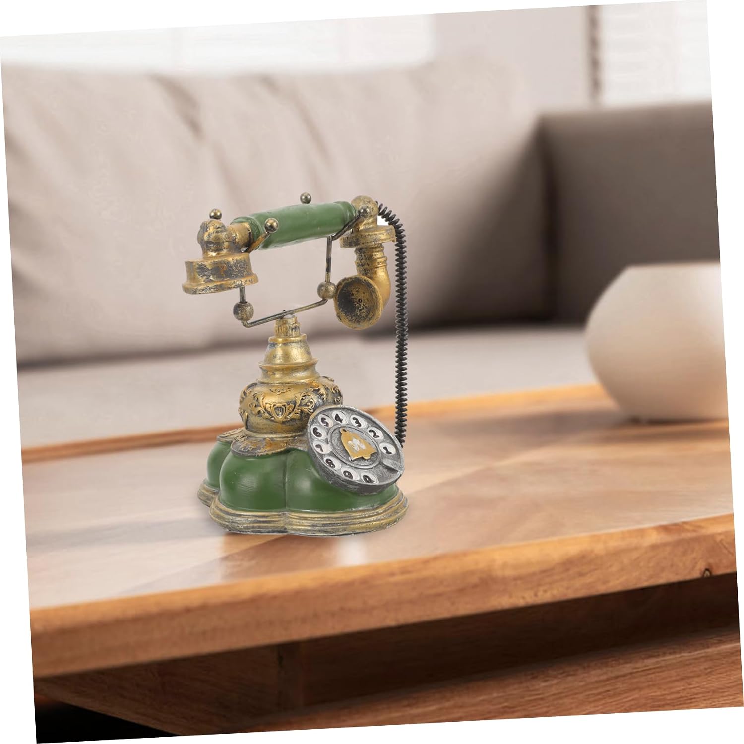 ERINGOGO Retro Resin Telephone for Home Vintage Phone Figurine Vintage House Phone Decor Home Decorations