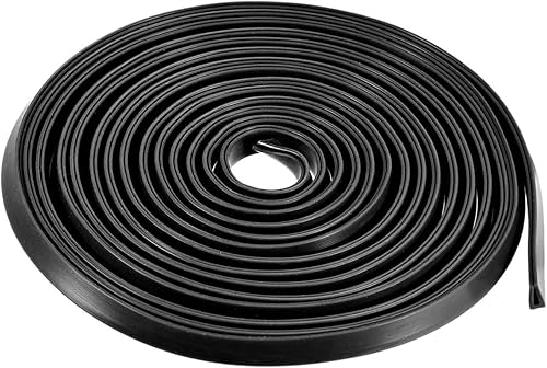 Borde de goma en U para borde de 0.039-0.079 in de longitud, sello de goma con borde de canal en U, burletes en forma de U para protector de bordes