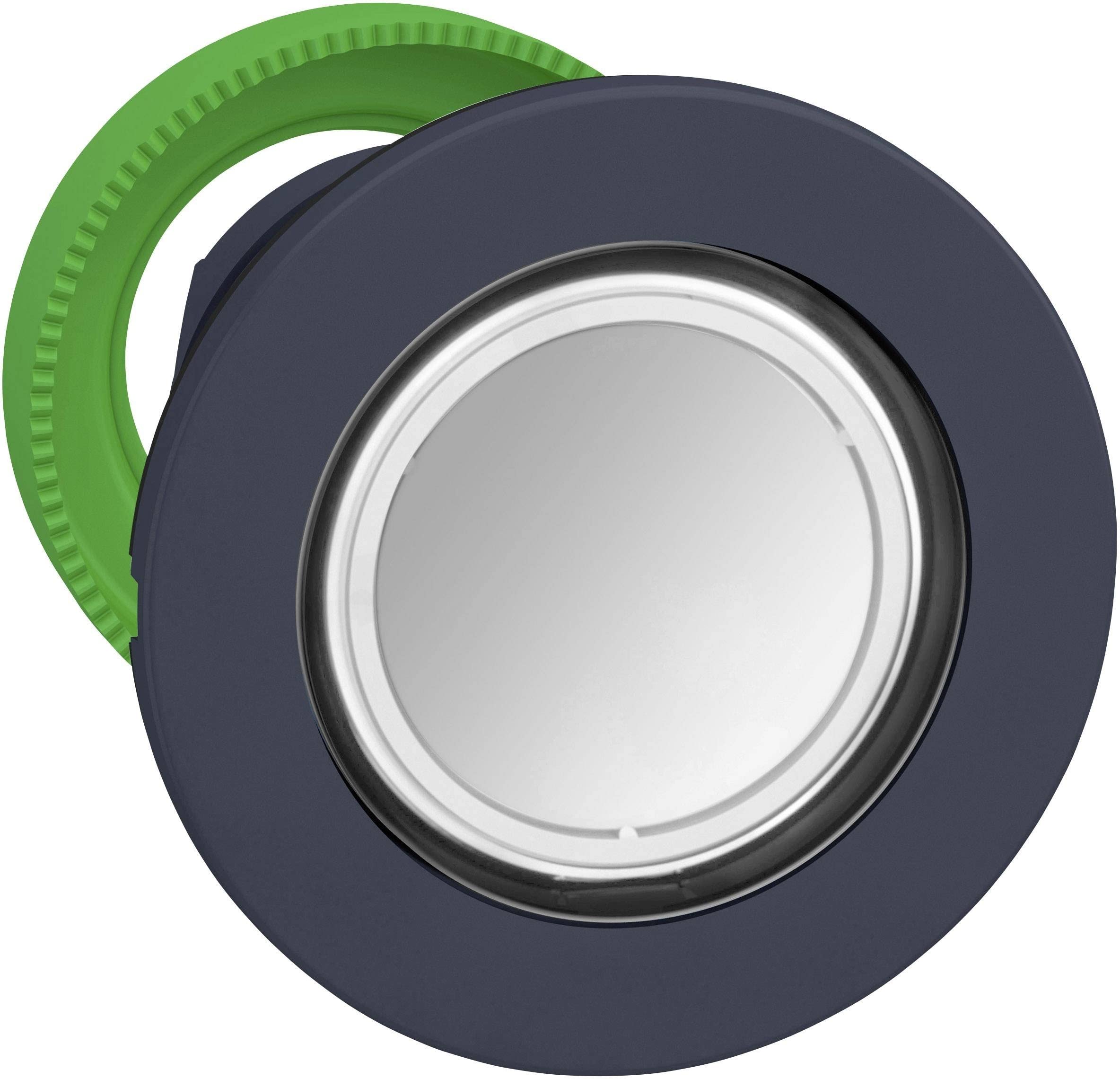 Bouton illuminé flush blanc pour éviter les déclenchements accidentels