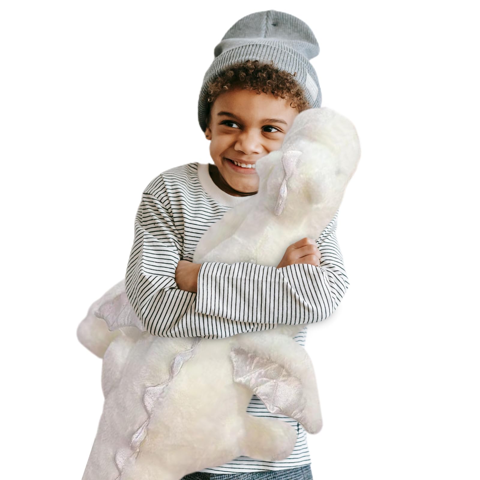 Pterosaur Stuffed Animal with Wings - Cute Soft Dinosaurs Plush Toys Little Flying Dragon Plushies Pillow Doll Christmas Birthday Gifts for Kids Boys