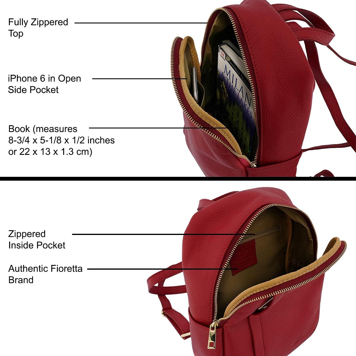 Fioretta Italian Genuine Leather Women 