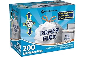 Member's Mark 13 Gallon Trash Bags Prime Pantry