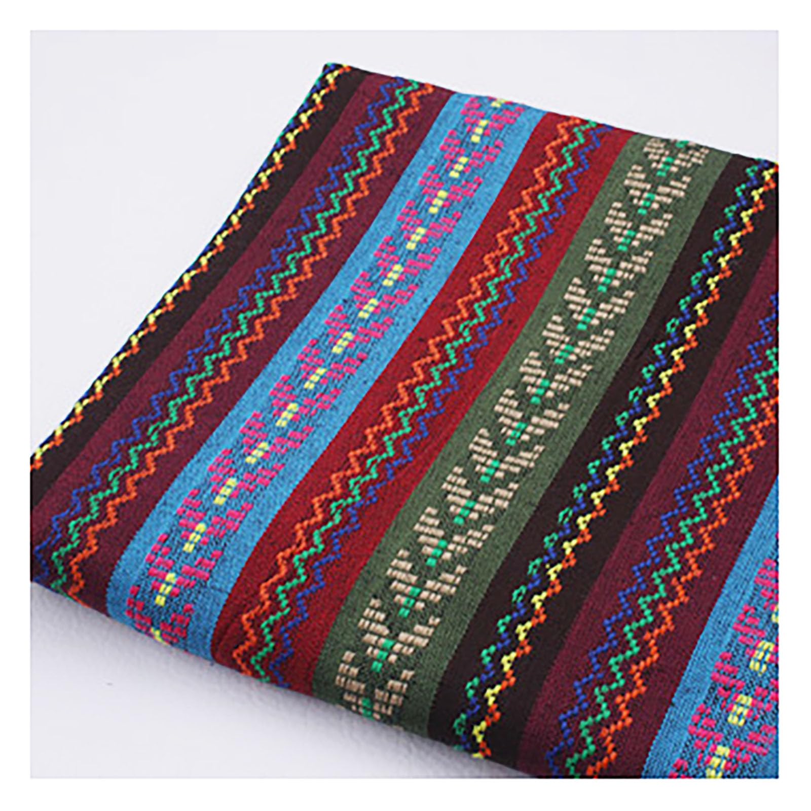 Tissu vintage au mètre en coton tissé robuste 200 x 150 cm