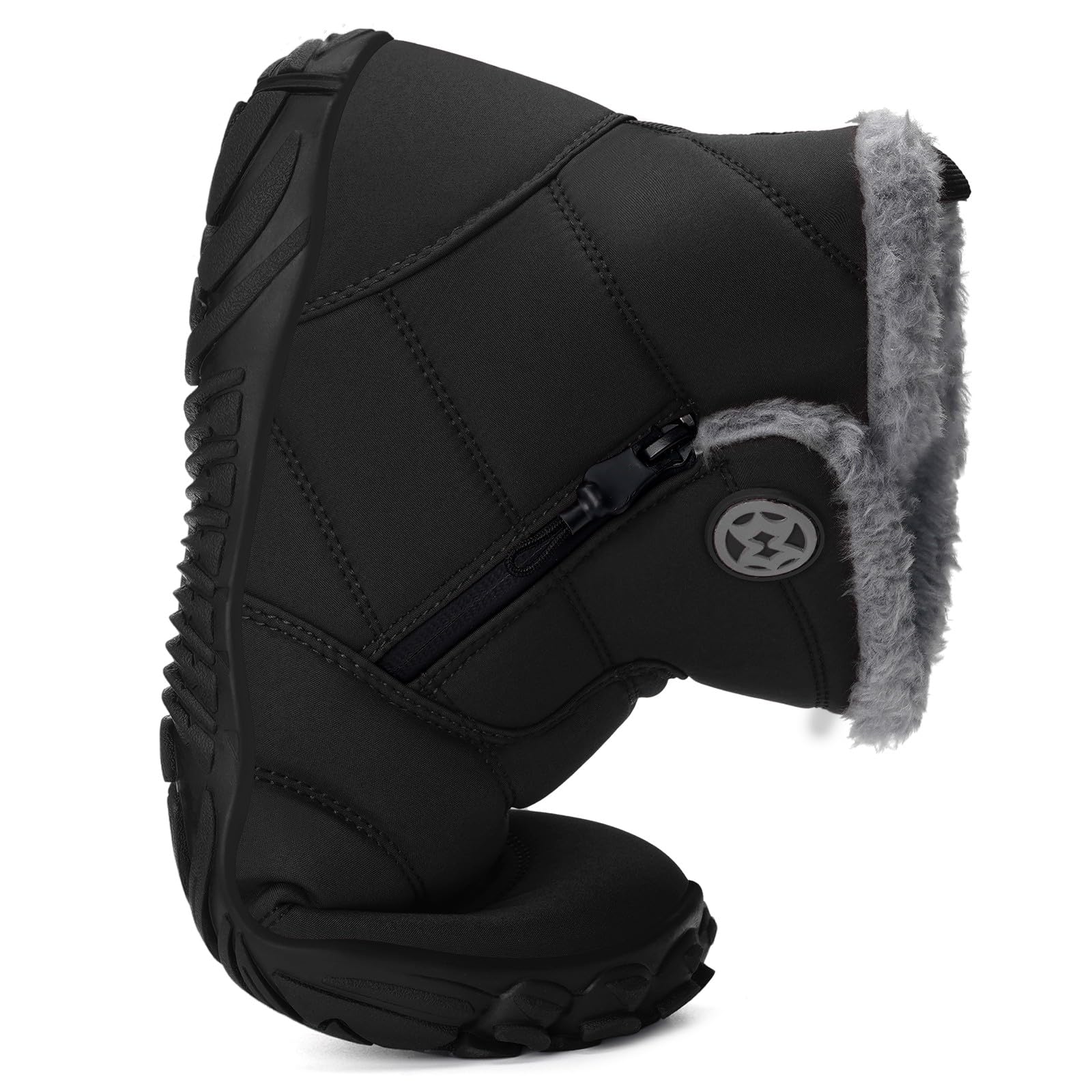 Stivali Invernali Barefoot Uomo Donna Scarpe Neve Caldo Comode Stivaletti Scarponcini con Wide Tox Box