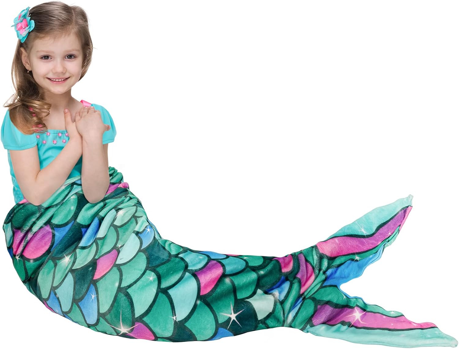 Mermaid Tail Blanket Plush Mermaid Wearable Guam Ubuy