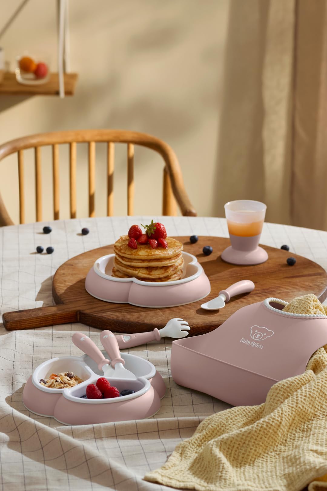 BabyBjörn Service de table, 8 pièces, rose poudré