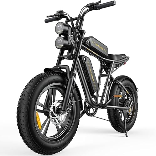 ENGWE M20 Electric Bike for Adults-750W 4.0 * 20" Fat Tire Offroad Cruiser E Motorcycle28MPH 94Miles Long Range for48V13Ah(26Ah-Dual Battery