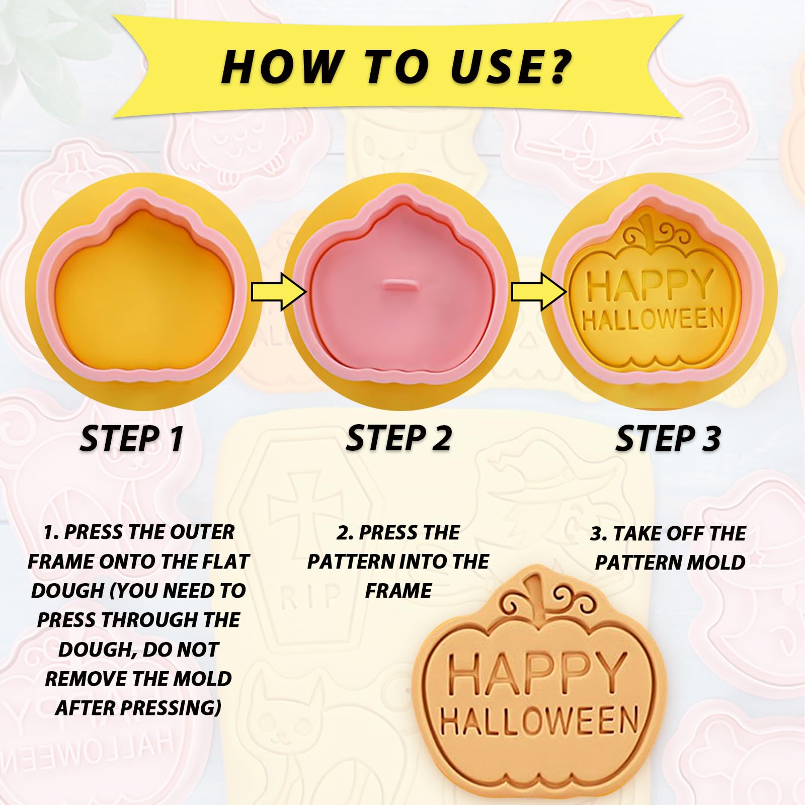 Emporte Pièce, 8pcs Moule Biscuit, Decoupoir Patisserie, Moule