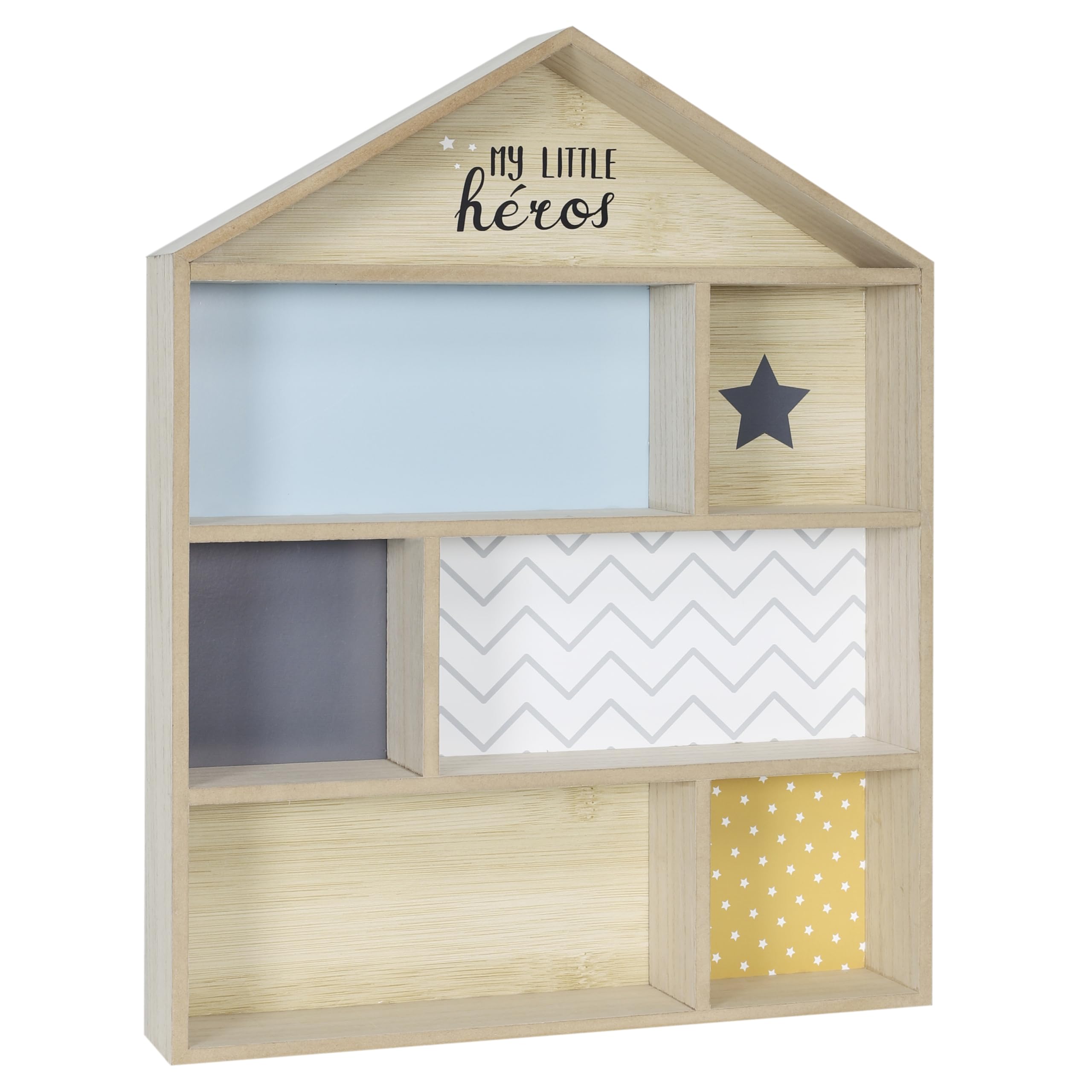 Home Deco Kids Himmel Gelb Blau Estante Casa Azul