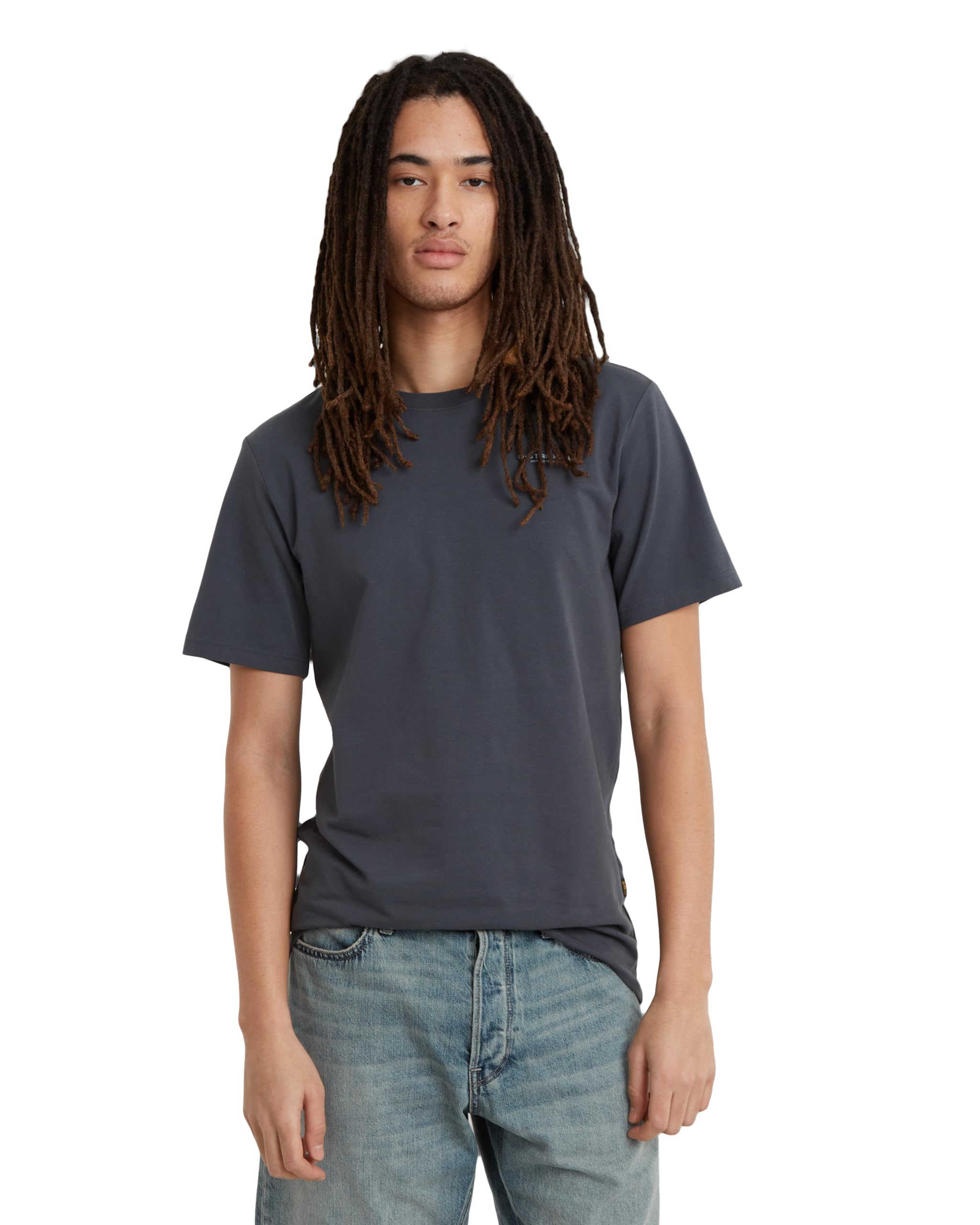 G-Star Men's Slim Base T-Shirt, Blue (petrol D19070-C723-860), XS