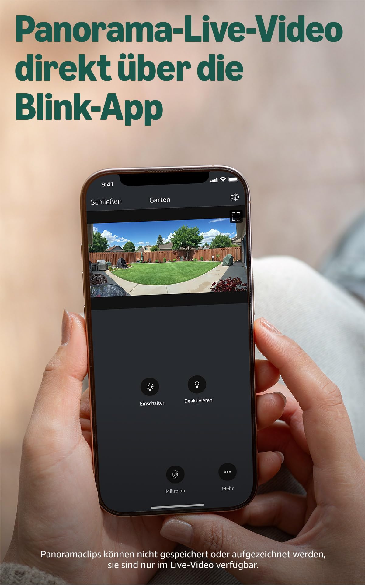 Blink Arc | mit Panorama-Ansicht [Funktion erfordert Plus-Abonnement], 180° Abdeckung, steckerfertige Dual-Kamerahalterung für Mini 2K+ und Mini 2, einzelne Stromquelle | nur Halterung - Schwarz