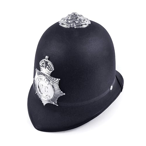 Bristol Novelty Casco de policía de plástico duro, multicolor (BH031) Halloween