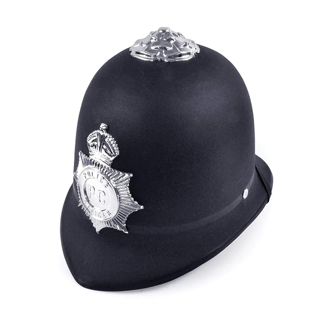 Bristol Novelty Casco de policía de plástico duro, multicolor (BH031) Halloween