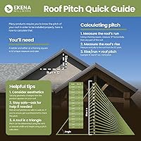 Vista 6 de Ekena Millwork GPP036X012X100CRL Pedimento a dos aguas Carrillo de grado arquitectónico en PVC, 36" de ancho x 12" de alto x 1" de profundidad