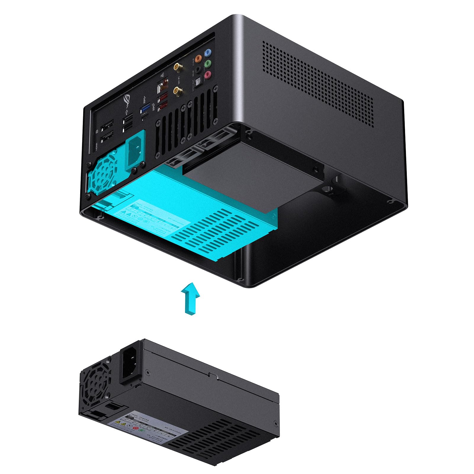 JONSBO N10 mini-itx ケース FLEX電源付 Amazon.com: JONSBO N10 Black MINI ITX PC Case, Aluminum Alloy with