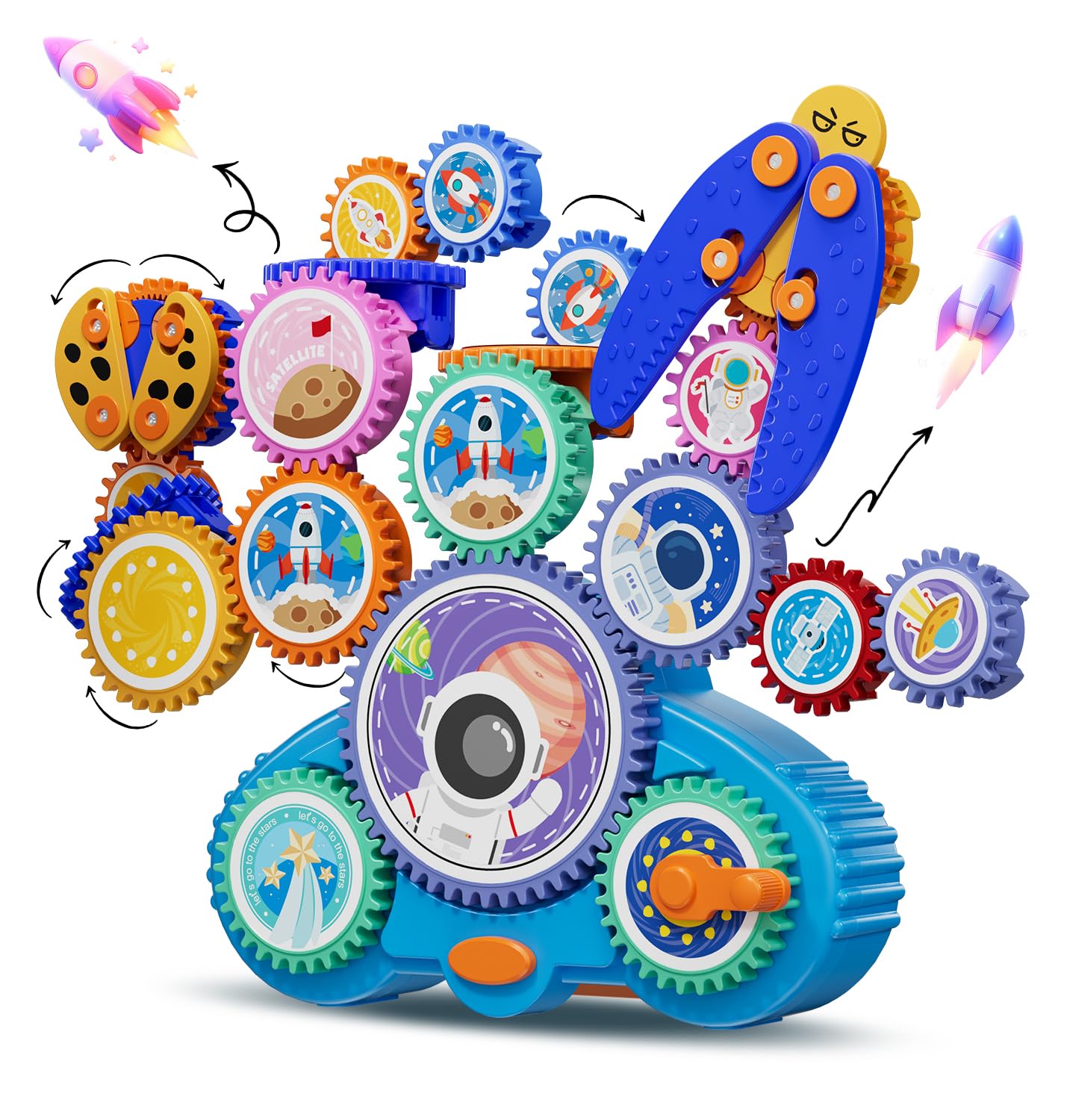 Amazon.com: Fivoro STEM Gears Toys for Kids Ages 3+, Creative