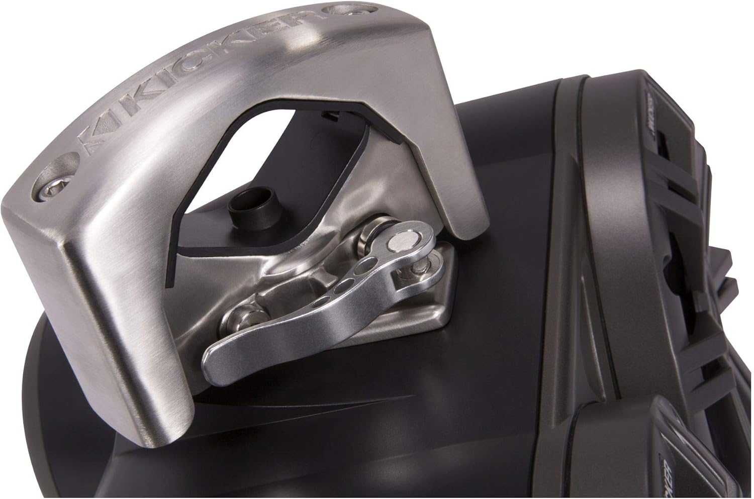 KICKER 45KMTDC65 Marine Tower Speakers with Swivel Clamps & 45KM654L Speakers White Grills with White Enclosures