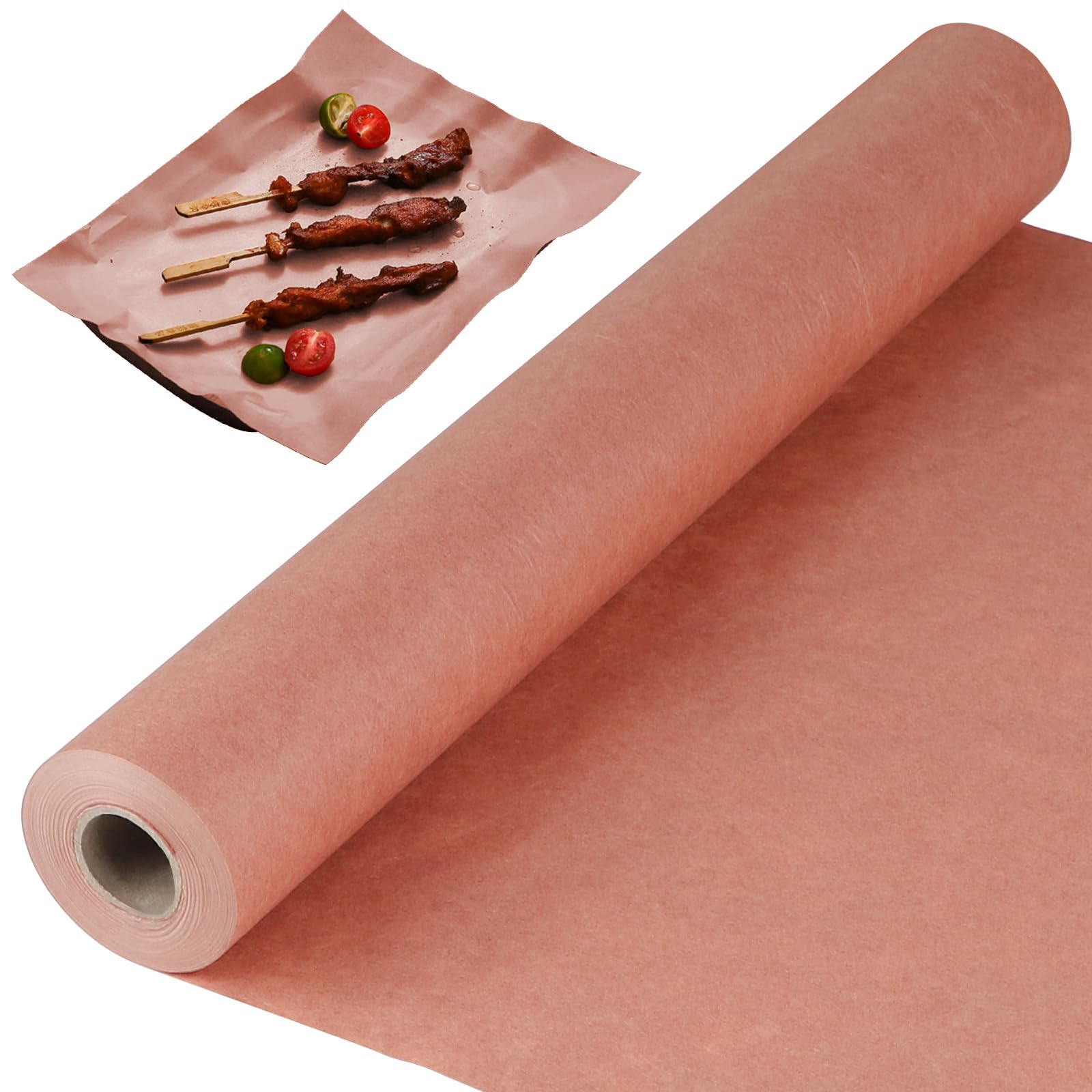 Tikxlafe Pink Metzgerpapier, BBQ Kraftpapier, 53 M, 25 M, Das Original