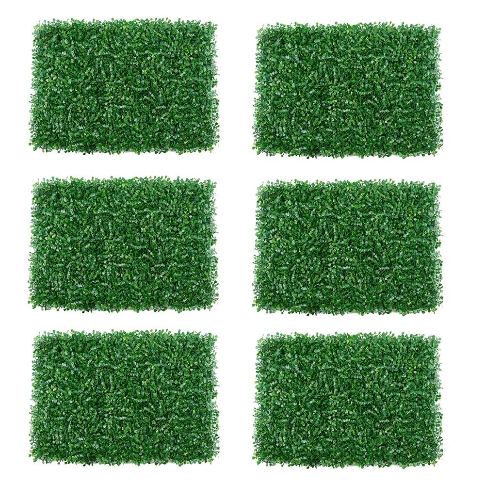 Clôture pelouse et treillis artificiel 40 x 60 cm pour aménagement extérieur et intimité