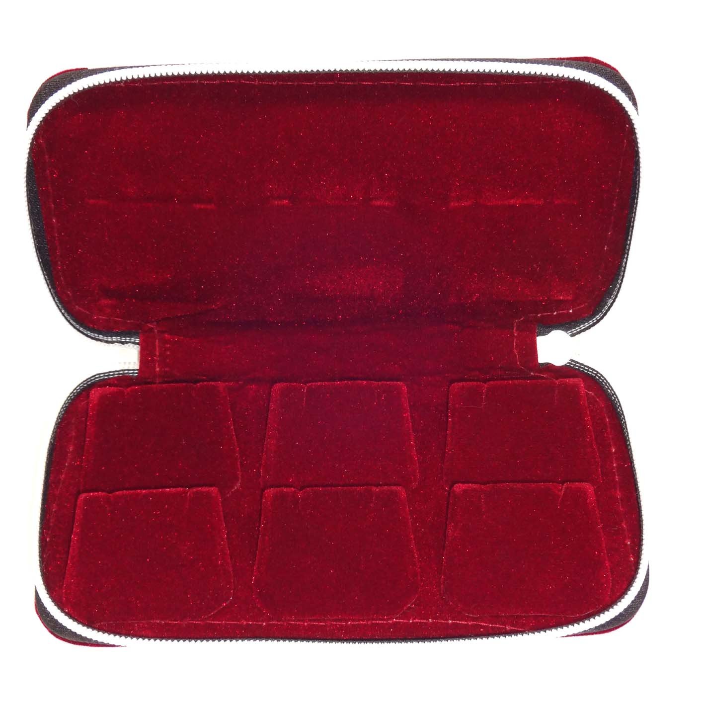 Girija Maroon Velvet Earrings Pouch 6 Pairs (B074YGJDCT) Amazon Price History, Amazon Price Tracker