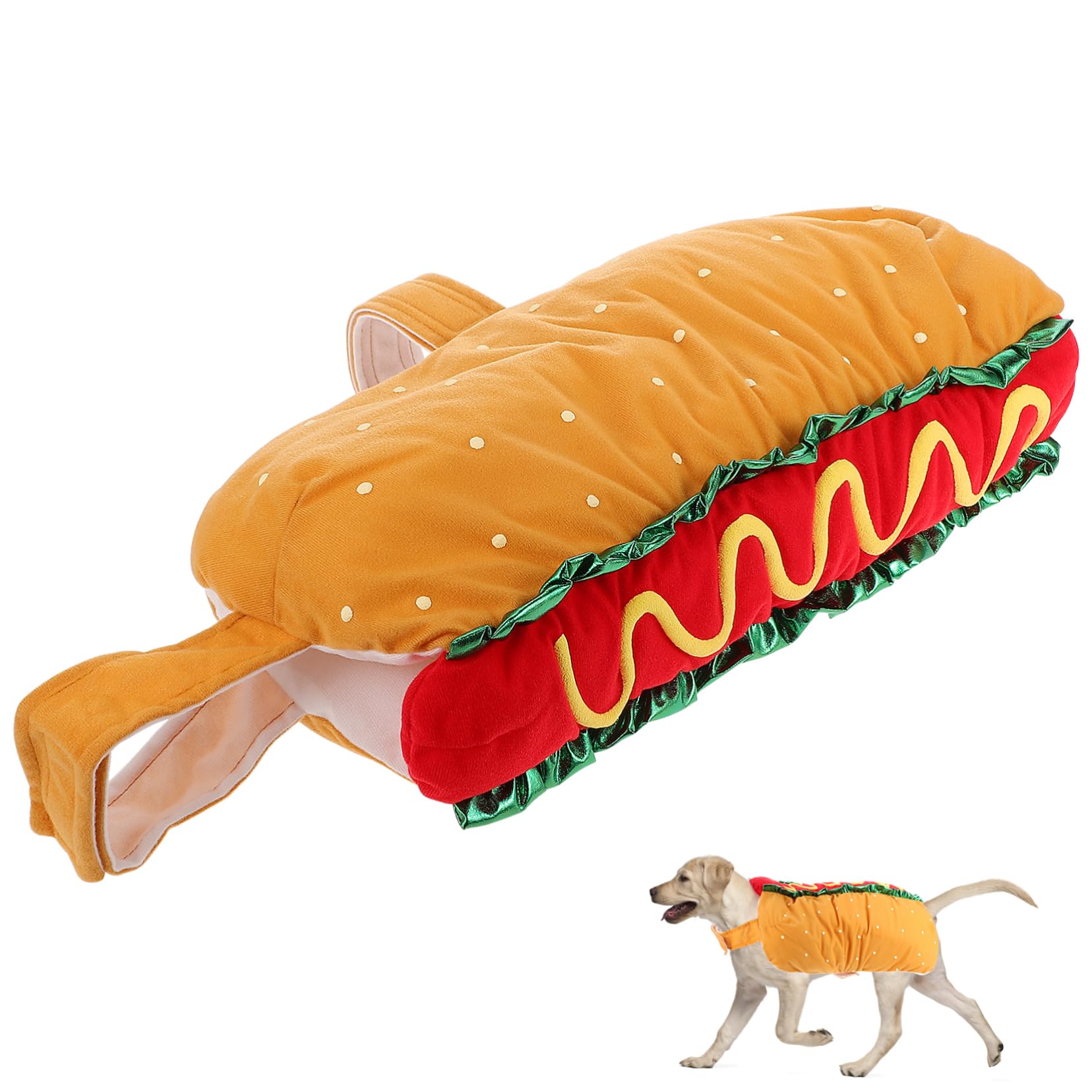 TOYANDONA 1pezzi Costume Natalizio per Animali Domestici Vestiti Decorativi per Cani e Gatti Indumento Facile da Indossare e Togliere per Feste