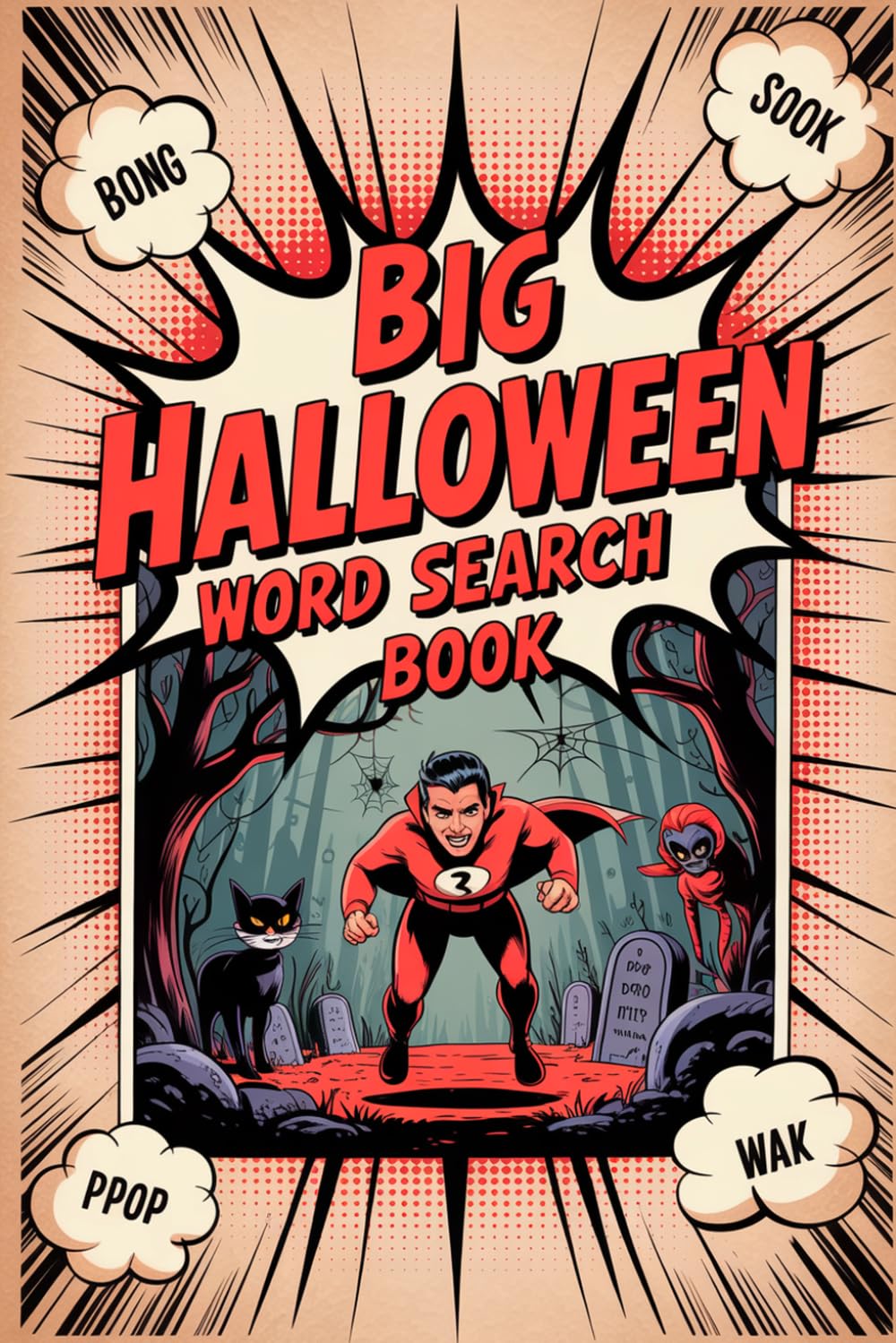 Big Halloween Word Search Book: Engaging Lexicon Puzzle Workbook for Adult Puzzle Fans