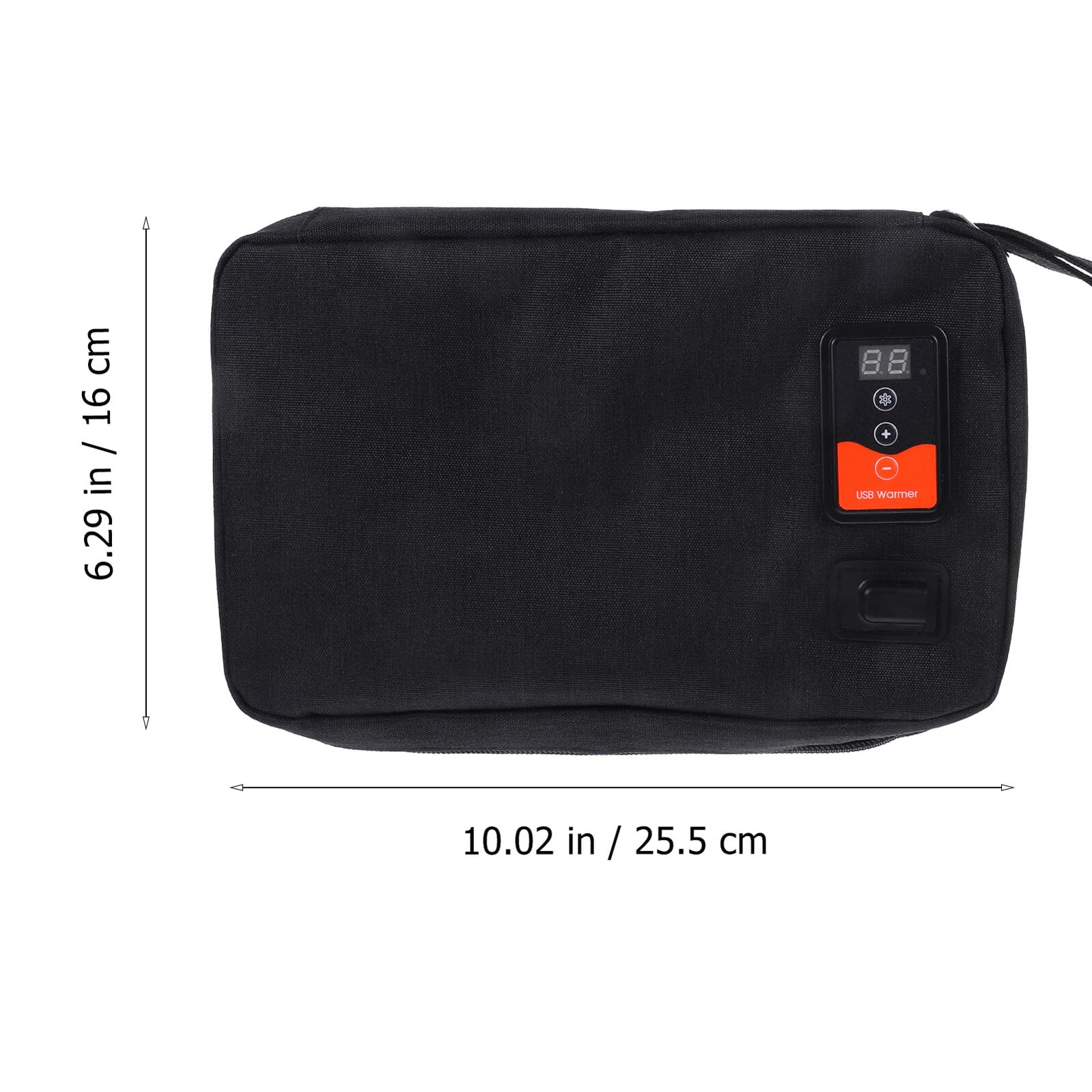 Tragbarer Feuchttuchwärmer USB Heizgerät für Babys 20-80 Stück | Schwarz, Neopren und Polyester, für Outdoor und Indoor, Konstante Temperatur mit Wärmehaltung