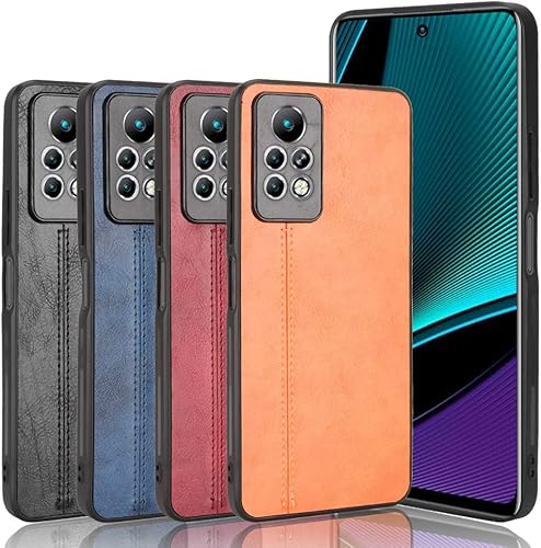 Miniatura 7 de Funda de teléfono para Infinix Note 11 Pro11s, funda para Infinix Note 11 Pro11s Funda protectora de piel sintética tipo vaca, antideslizante, a