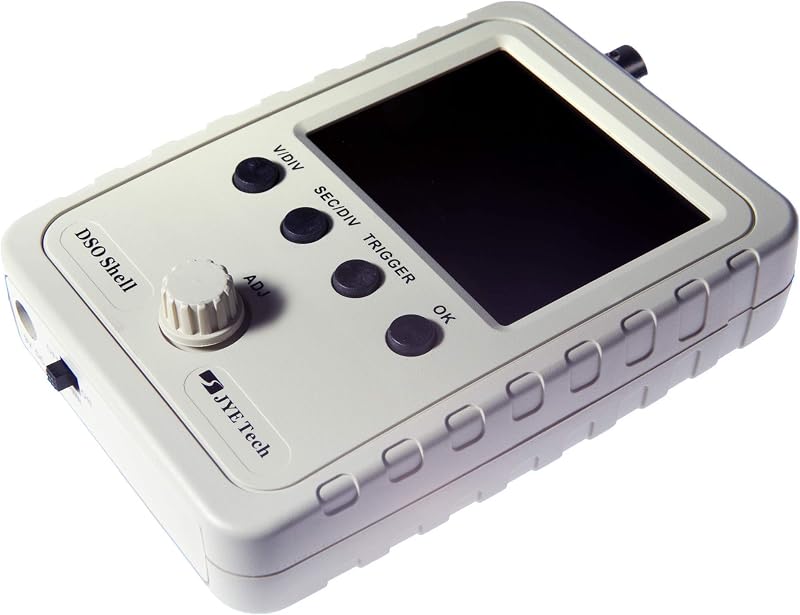 NooElec JYETech DSOShell Fully Assembled Portable Oscilloscope w/Enclosure & 10x BNC Probe Low Cost Digital Storage Oscilloscope with 2.4" TFT LCD. Model DSO150 (DSO 150); SKU 15001