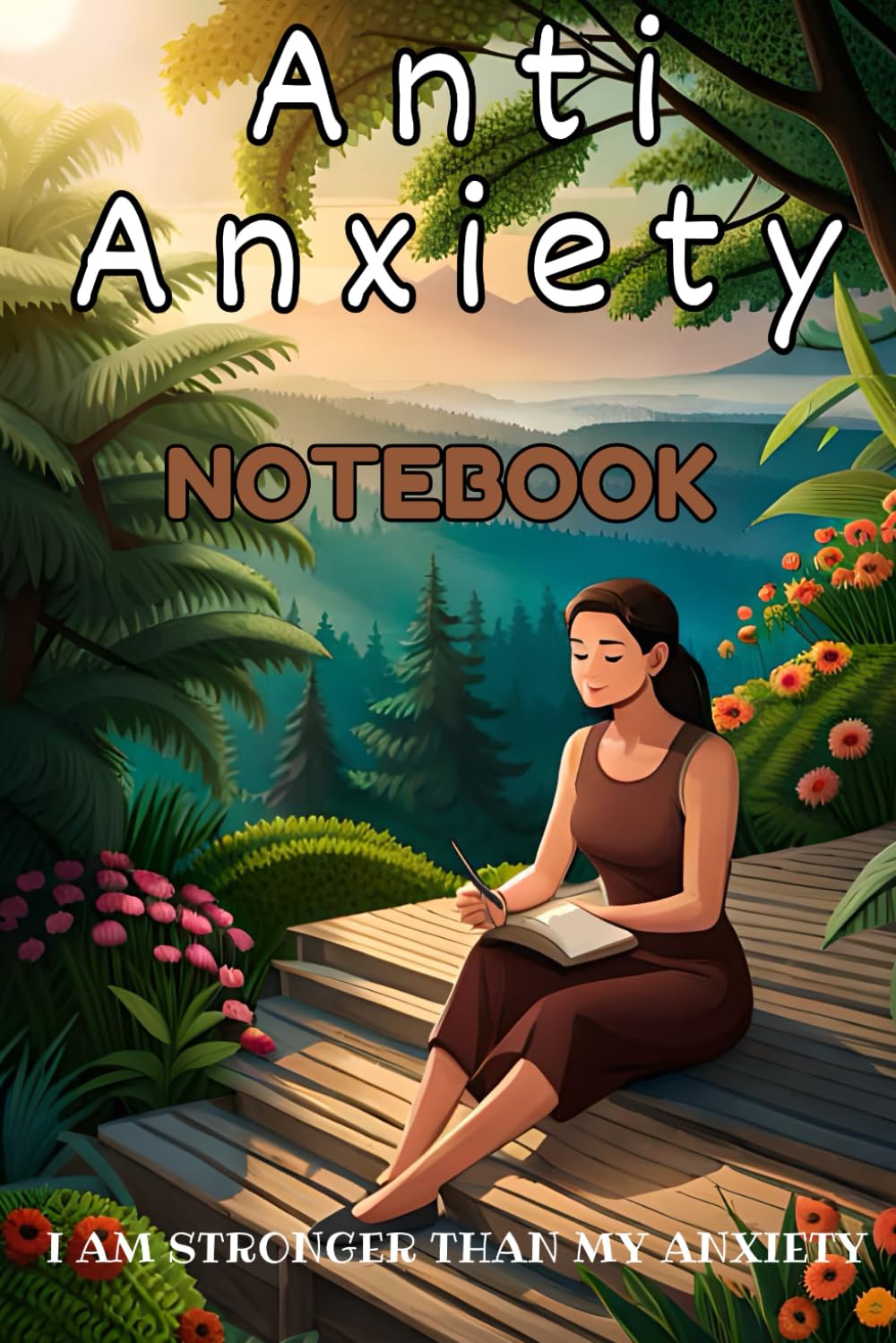 Independently published Anti-Anxiety Notebook: I am stronger than my anxiety