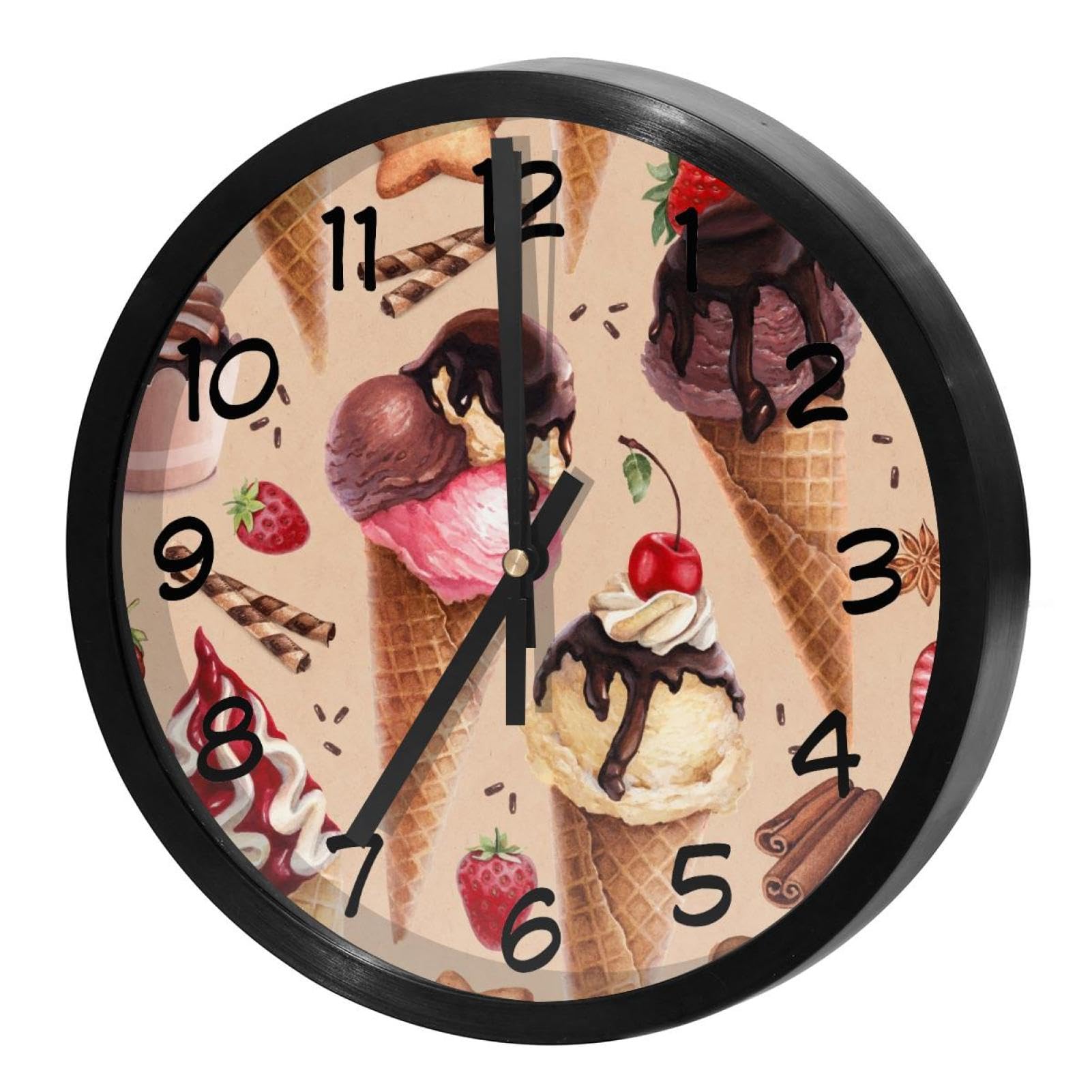 Horloge murale pour école et bureau pour une lisibilité parfaite du temps