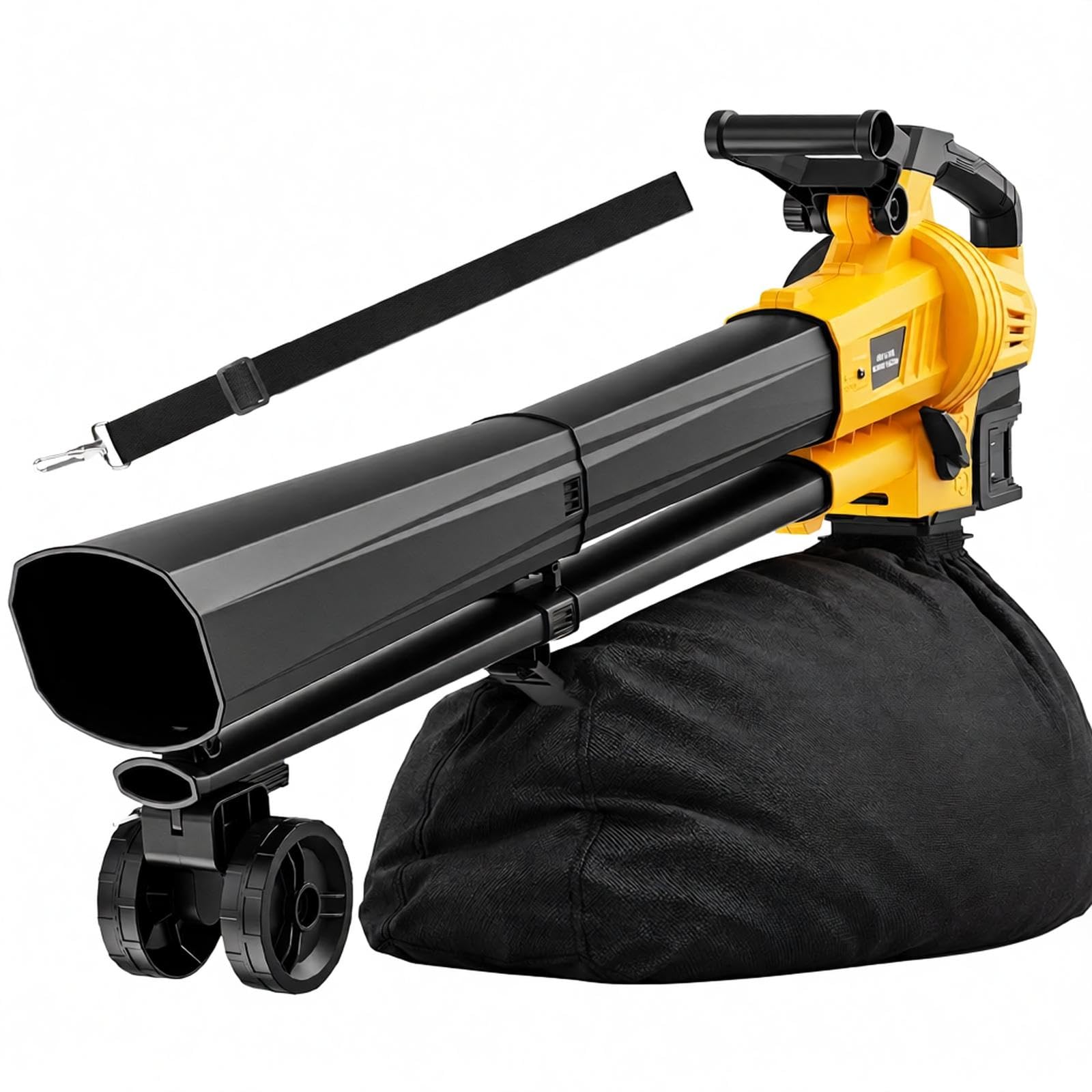 Soplador de hojas inalámbrico al vacío compatible con batería Dewalt de 20