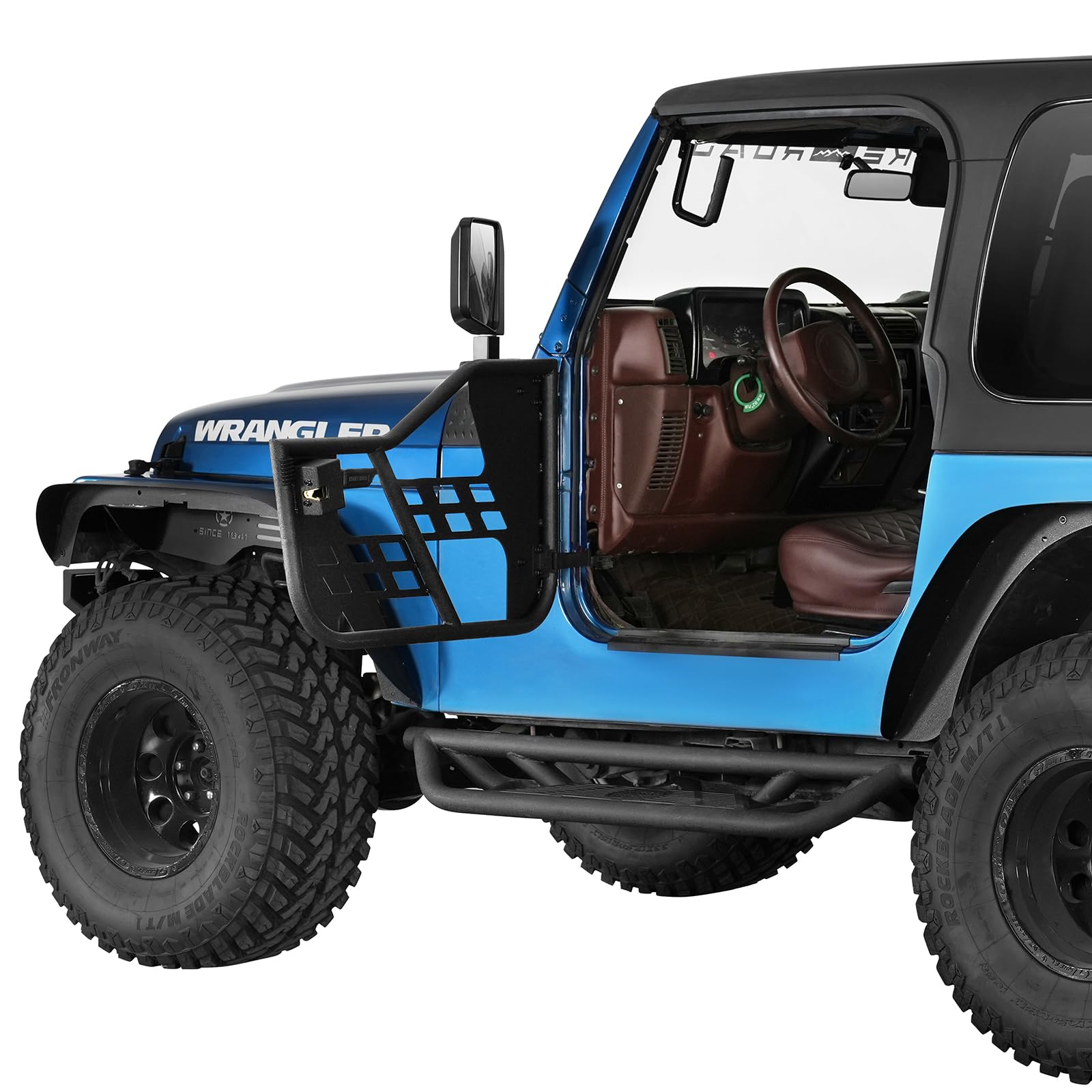 リッジロックチューブドア 1997-2006 Jeep Wrangler TJ Amazon.com: Hooke Road Tube Half Doors for 1997-2006 Jeep Wrangler