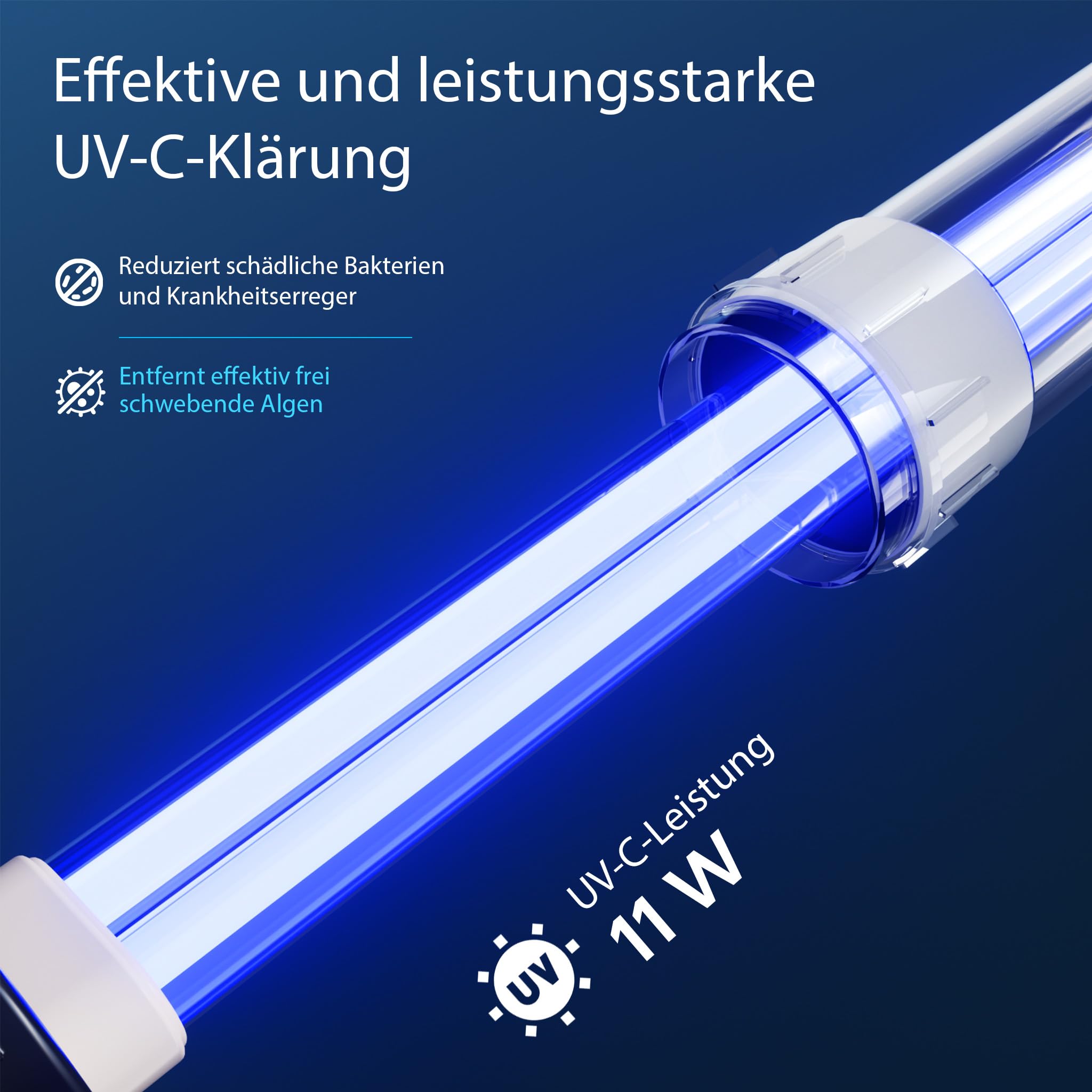 SunSun CPF-2500 Druckteichfilter 6000 l/h 11 W UVC Einheit Teichklärer Filteranlage