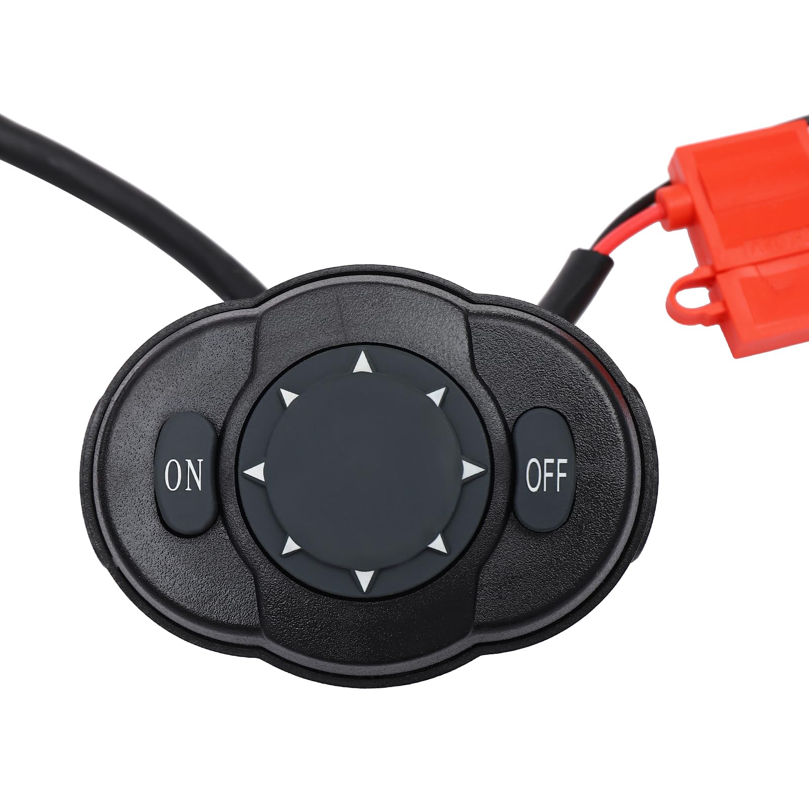 LED Suchscheinwerfer mit Fernbedienung 100W Boot Suchscheinwerfer, Scheinwerfer Boot 3200K 2500 Lumen, Bestrahlungsabstand 800m, 360° Links/Rechts Rotation, 72° Auf/Ab Rotation (Weiß)