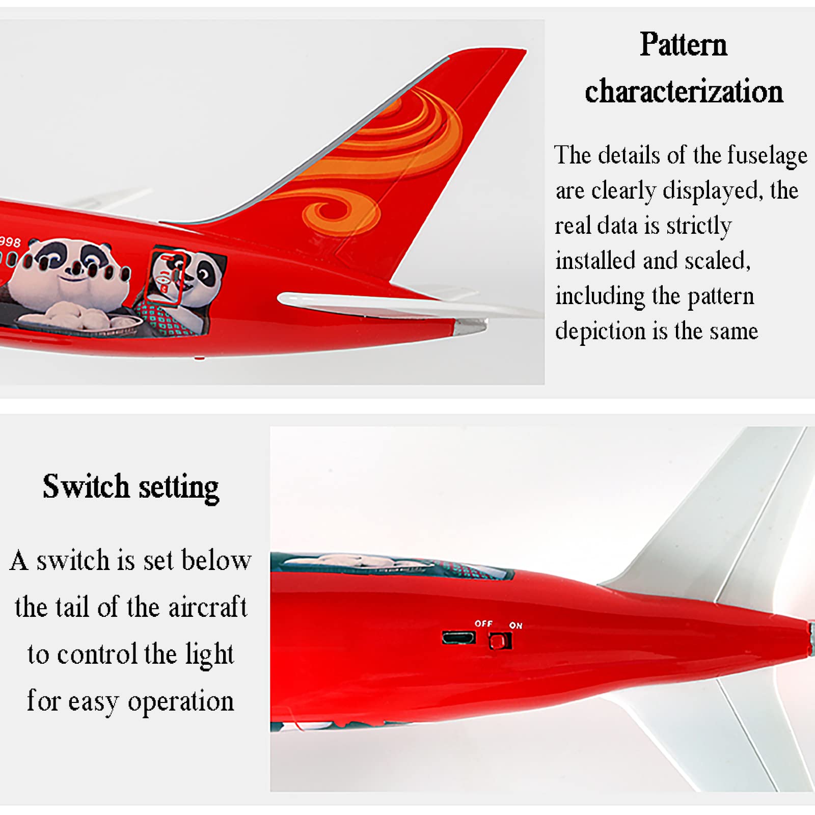 Amazon.co.jp: 18.5インチ1:130スケール大型飛行機ユナイテッド航空