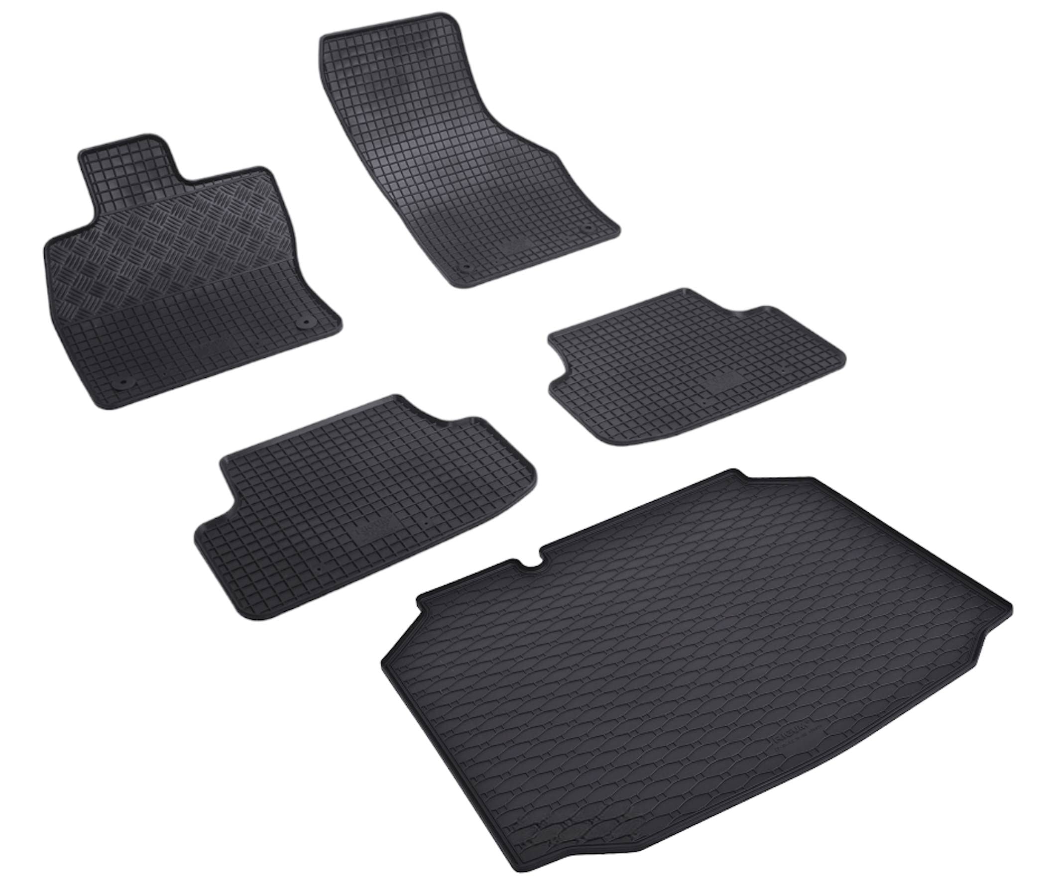 F902686-123B-429039 Tappeti Auto Gomma Abitacolo e Baule compatibile con Leon III 5F 3/5 porte dal 2012 al 04/2020 versione standard senza pianale intermedio, con un solo tipo di vano bagagli
