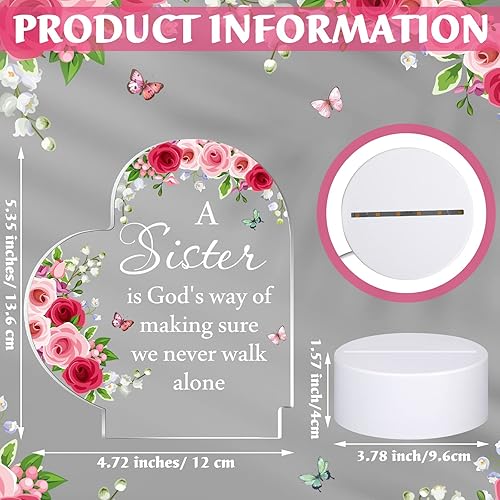 Miniatura 2 de Jetec Regalos para amigas cristianas de cumpleaños regalo religioso luz nocturna inspiradora para cumpleaños lámpara de vacaciones regalo para mi