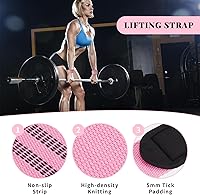 Vista 5 de Barbell Pad Set,10 Pcs Barbell Pads for Hip Thrust Squat & Lunges Support,with 2 Workout Ankle Straps, 2 Gym Straps Weight Lifting, 2 Gym Gloves