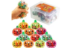 12 Pack Halloween Squishy Pumpkin Fidget Toys for Sensory and Anxiety Relief